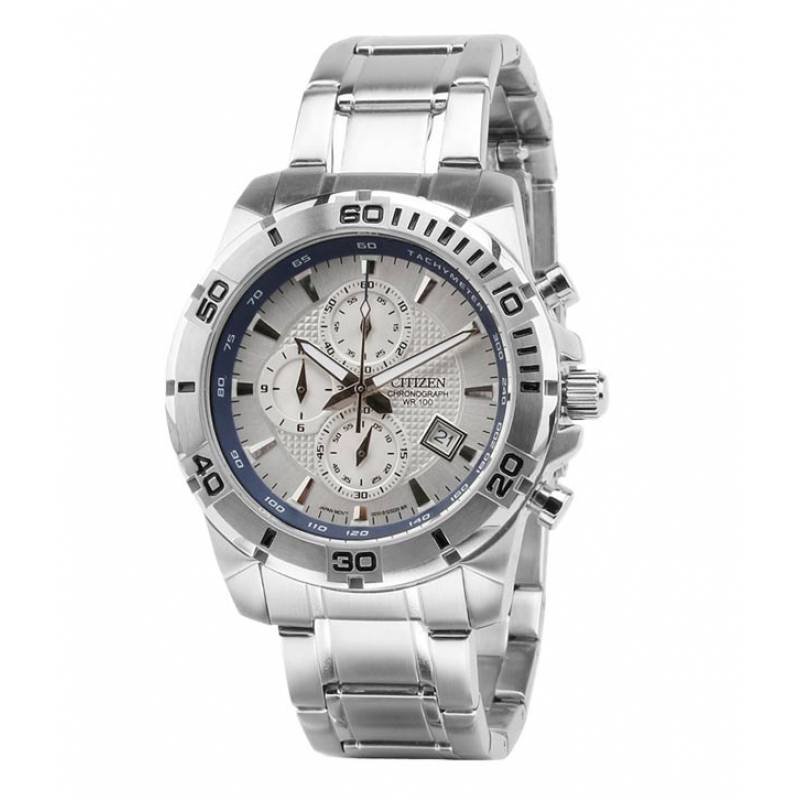 Citizen AN3490-55A Silver Chronograph Men's Watch
